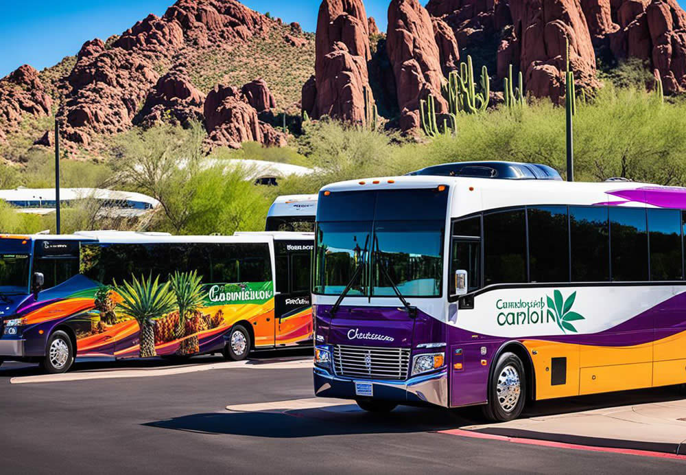 Phoenix charter bus rental options
