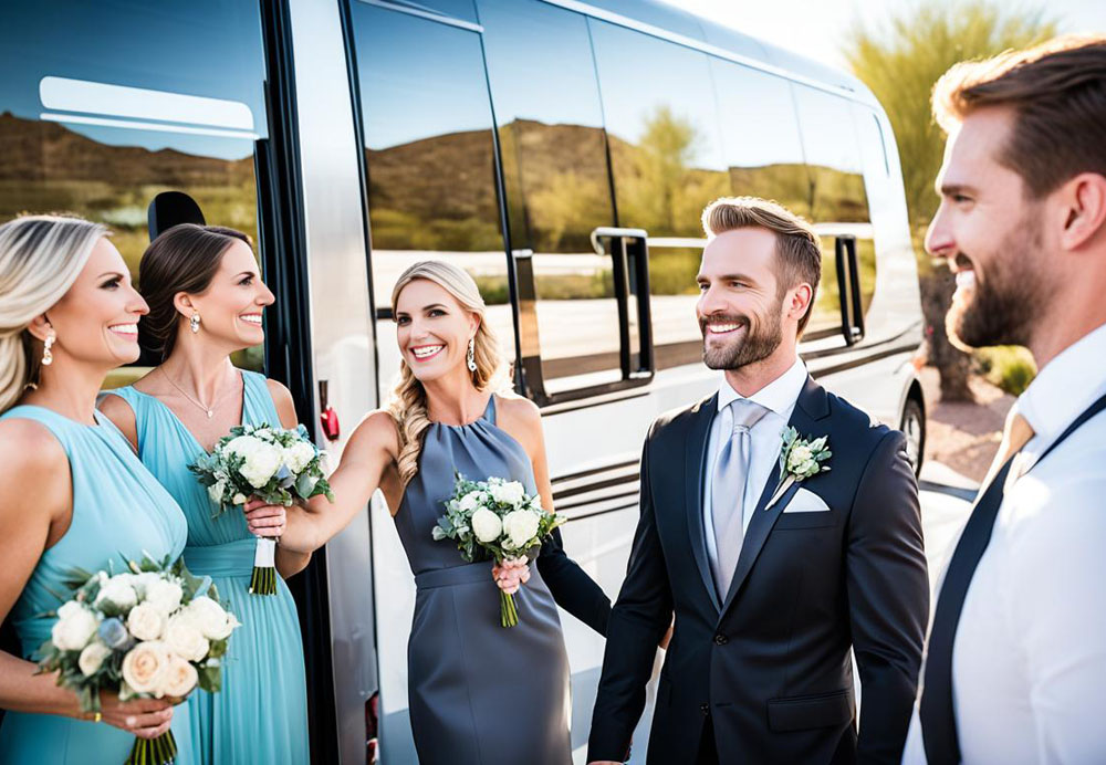 Phoenix Wedding Shuttle Bus