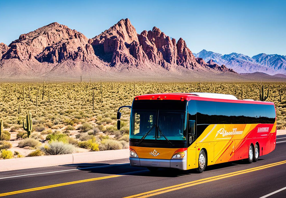 Phoenix Trip Group Charter Bus
